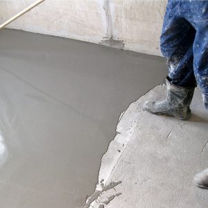 Наливной пол на цементной основе